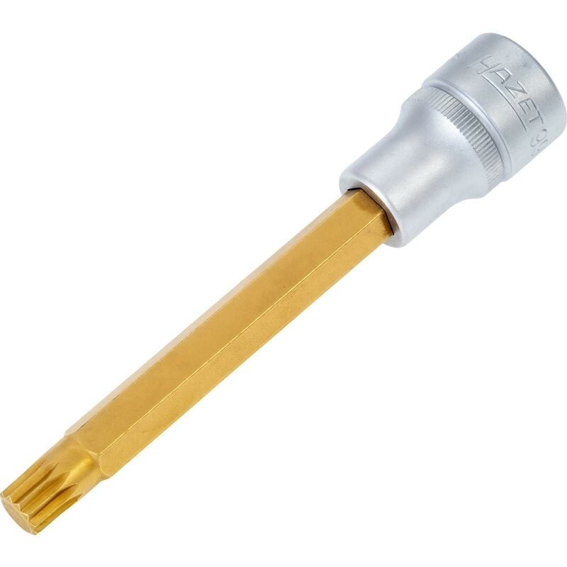 Douille mâle 990SLG-10 ∙ Carré creux 1/2 pouce (12,5 mm) ∙ Profil denture multiple intérieur xzn ∙ Taille M10