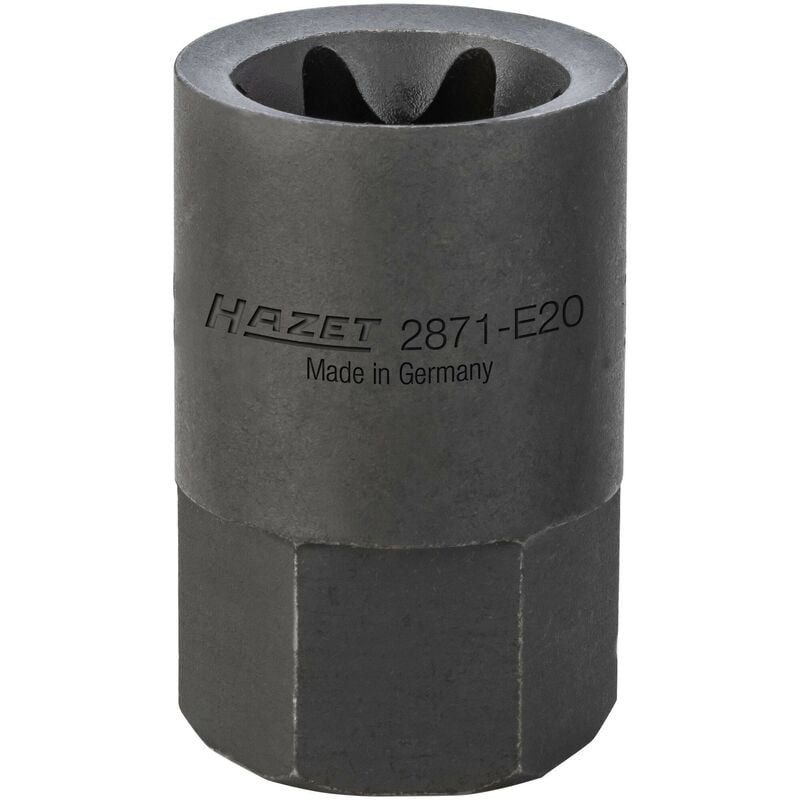 Hazet - Bremssattel Einsatz 2871-E20 ∙ 6 pans extérieurs 22 mm ∙ Profil torx® extérieur ∙ sw E20