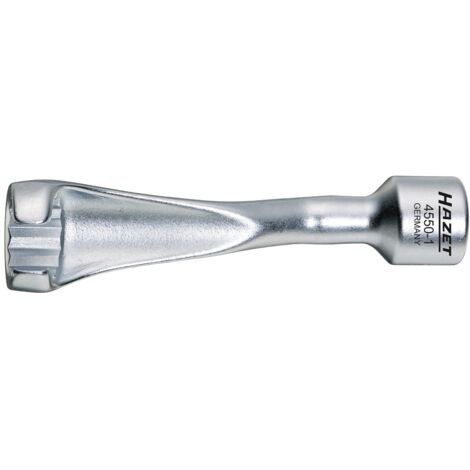 HAZET Einspritzleitungs-Schlüssel 4550-1 Vierkant hohl 12,5 mm (1/2 Zoll) Au