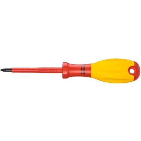 Hazet Elektriker-Schraubendreher, schutzisoliert, Kreuzschlitz Profil PH, PH1