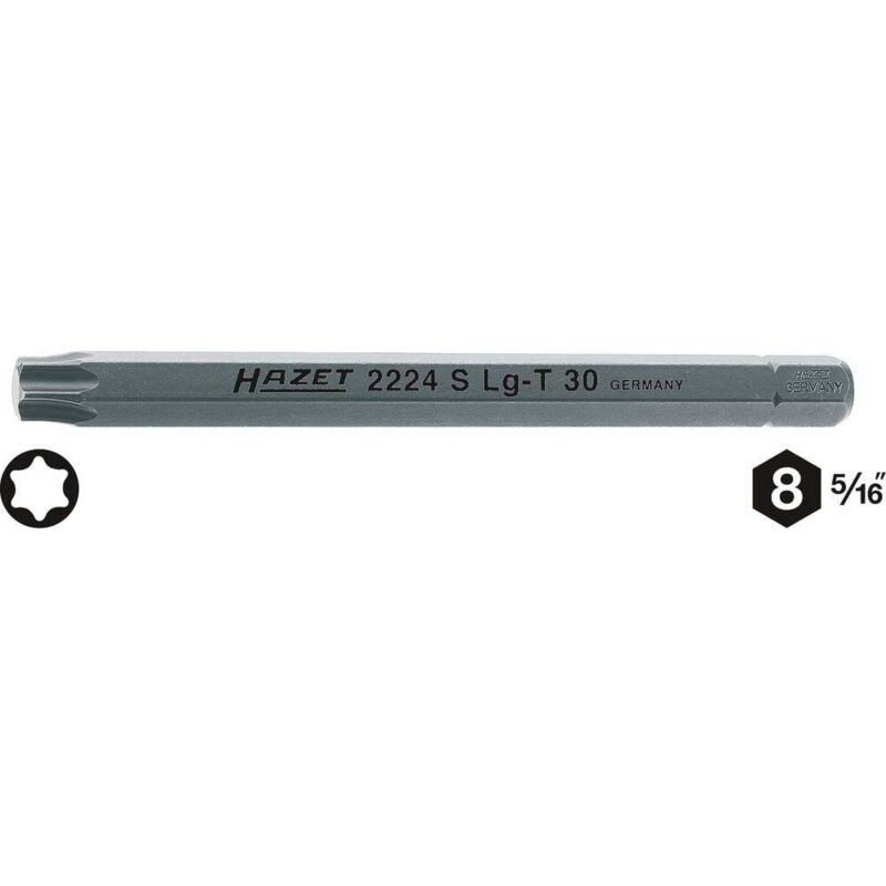 Hazet - Embout Torx t 50 2224SLG-T50 Acier spécial Forme (embouts): c 8 1 pc(s)
