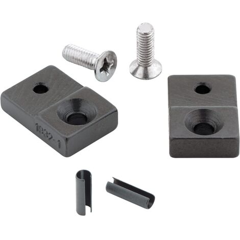 Hazet Ersatzteil Satz: 1 Paar Prägebacken, 15 mm breit, 2 Schrauben, 2 Spannhülsen 1932-1/6