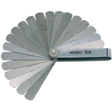 Hazet Fühlerlehre 2147, Länge 84 mm, 0,05 - 1,0