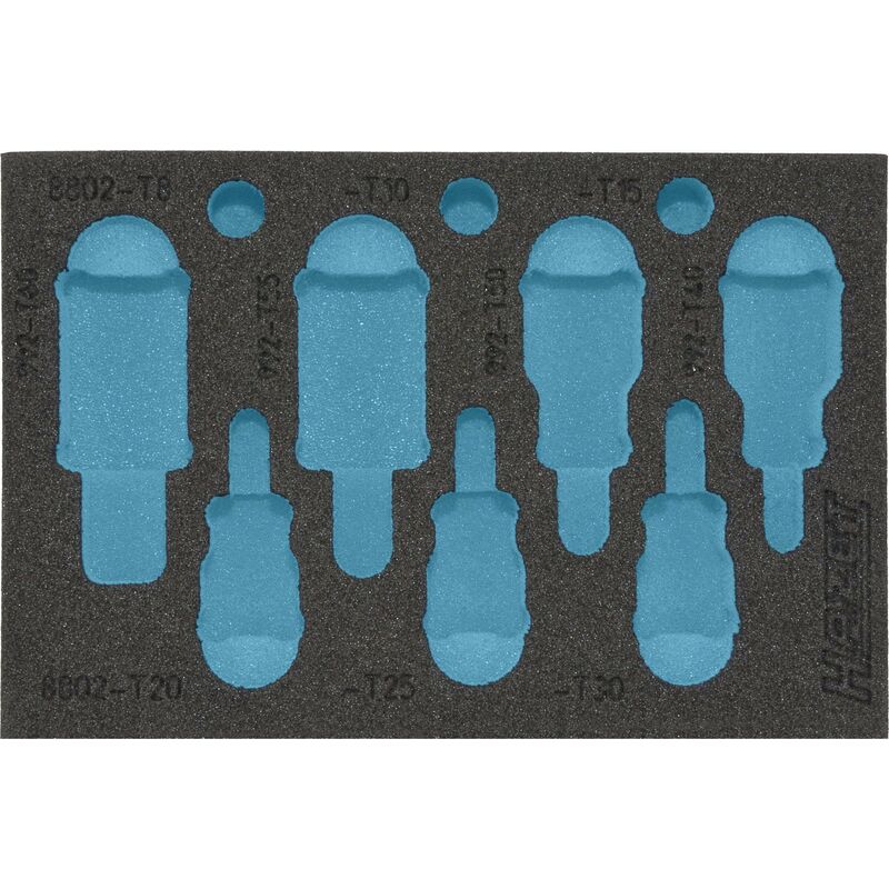 Hazet - Garniture en mousse souple bimatière 163-218L ∙ l x l : 172 mm x 114 mm