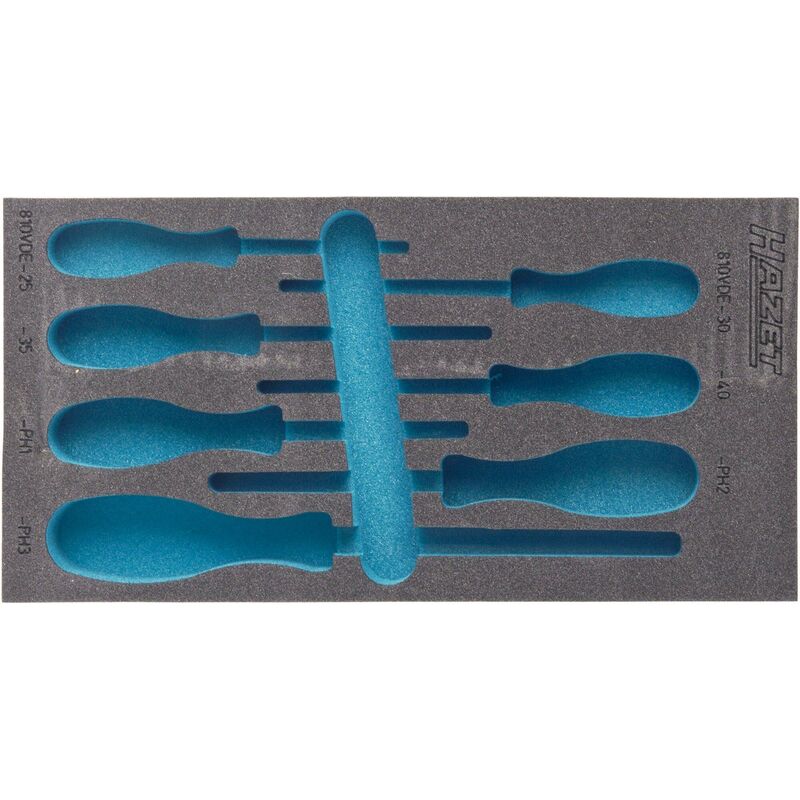 Garniture en mousse souple bimatière 163-229L ∙ L x l : 342 mm x 172 mm