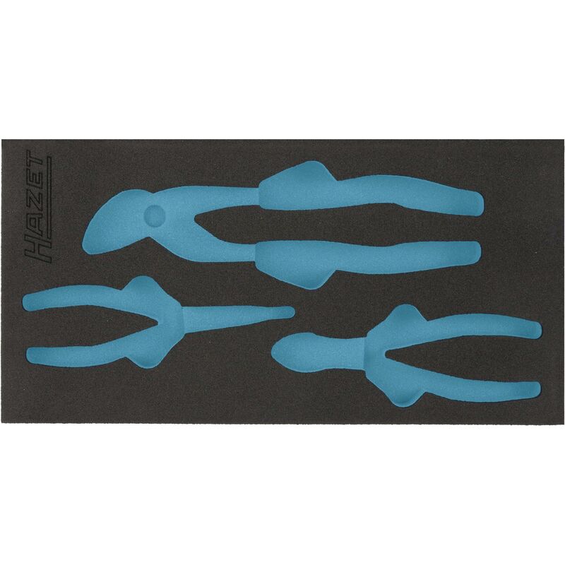 Hazet - Garniture en mousse souple bimatière 163-269L ∙ l x l : 342 mm x 172 mm