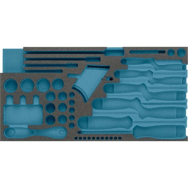 Hazet - Garniture en mousse souple bimatière 163-356L ∙ l x l : 342 mm x 172 mm