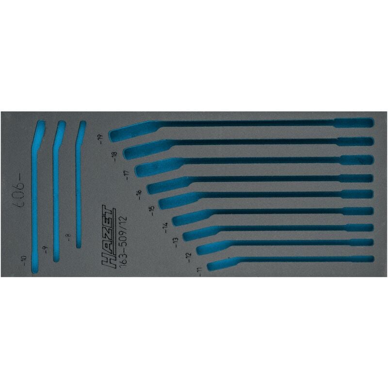 Hazet - Garniture en mousse souple bimatière 163-509L ∙ l x l : 392 mm x 172 mm