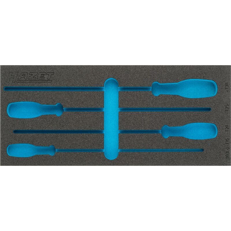 Hazet - Garniture en mousse souple bimatière 163-380L ∙ l x l : 392 mm x 172 mm