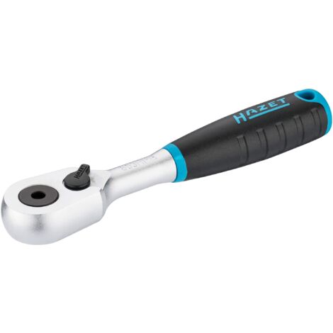 HAZET HiPer cricchetto reversibile a denti fini 863HPB per punte, Uscita:esagono 6,3 mm (1/4 di pollice), angolo di lavoro ridotto 4,estremamente resistente,Per l'utilizzo negli spazi più ristretti