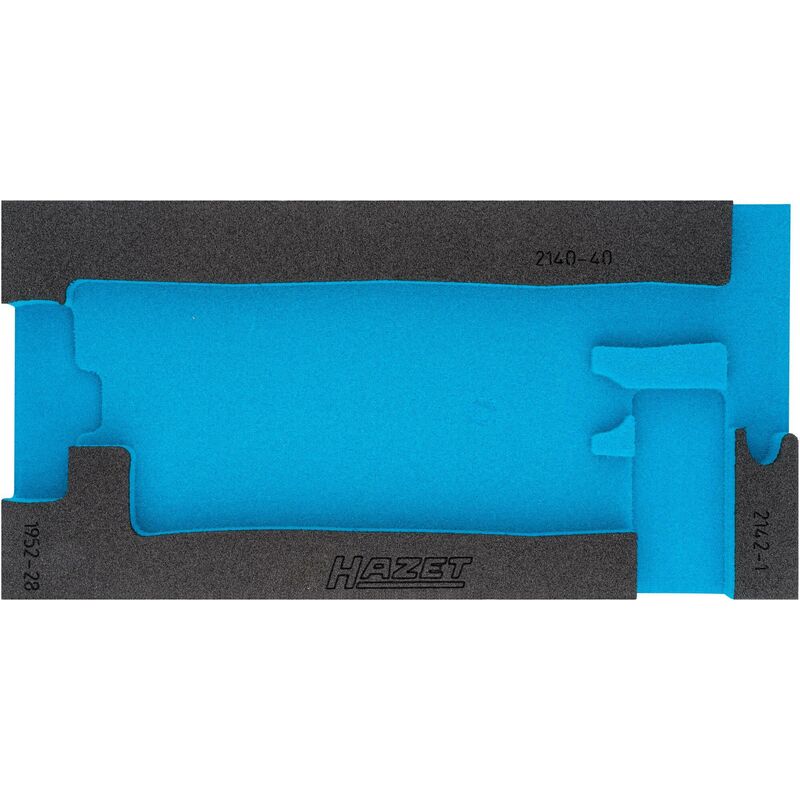 Hazet - Garniture en mousse souple bimatière 163-464L ∙ l x l : 342 mm x 172 mm