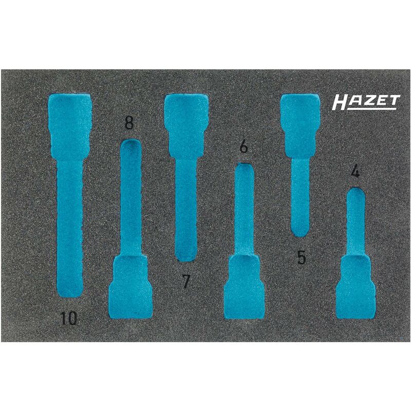Image of Hazet - Alloggiamento in schiuma espansa morbida bicomponente 163-302L ∙ 172 mm x 114 mm