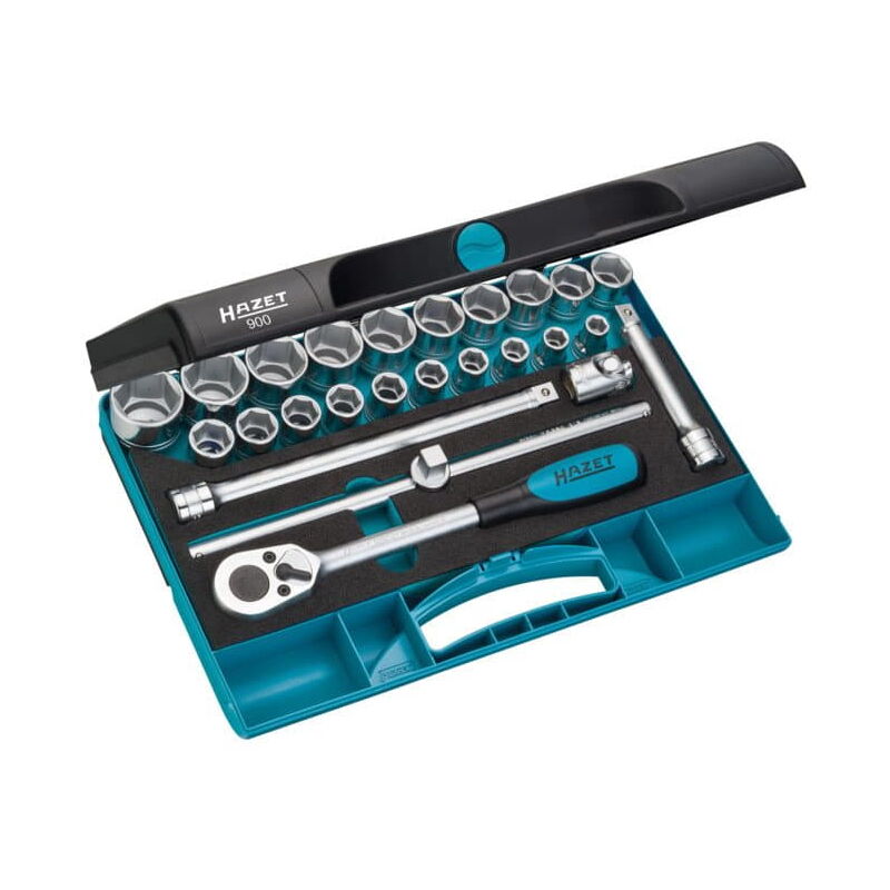 Hazet - Jeu de clés à douille 900 25 pièces 1/2 po. ( 4000820597 )