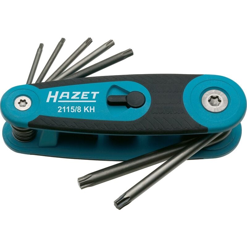 Hazet - Jeu de clés mâles coudées 2115/8KH ∙ Profil torx® intérieur ∙ 8 pièces