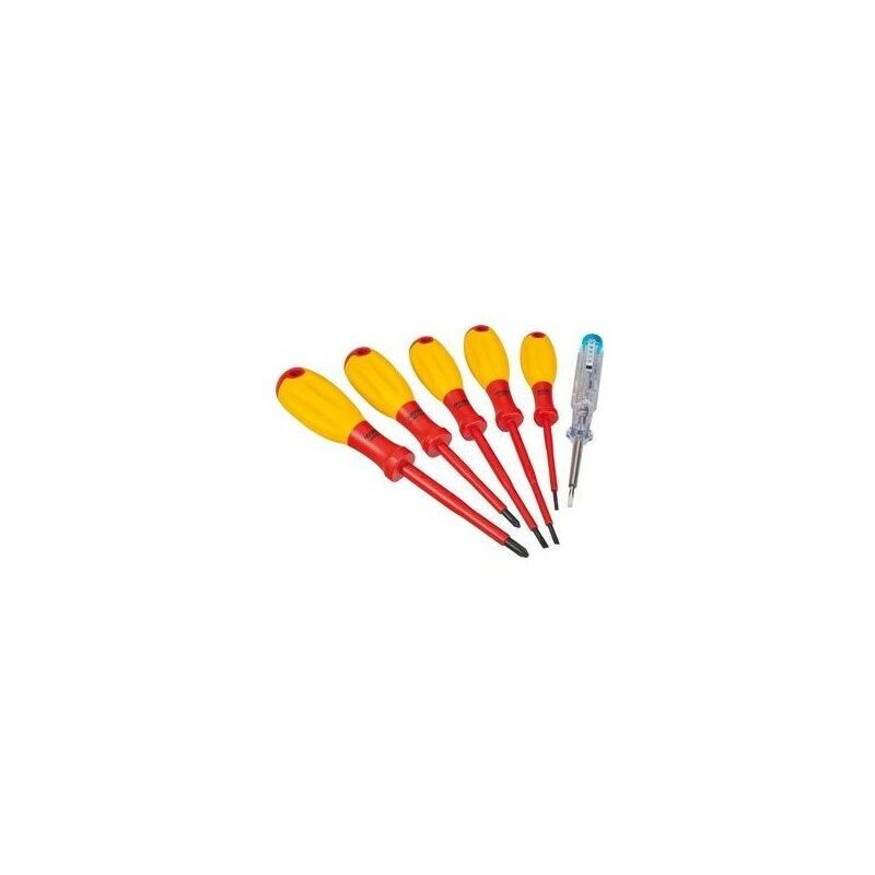 Assortiment Jeu de tournevis vde 810/6VDE - Nombre d'outils : 6 - Hazet