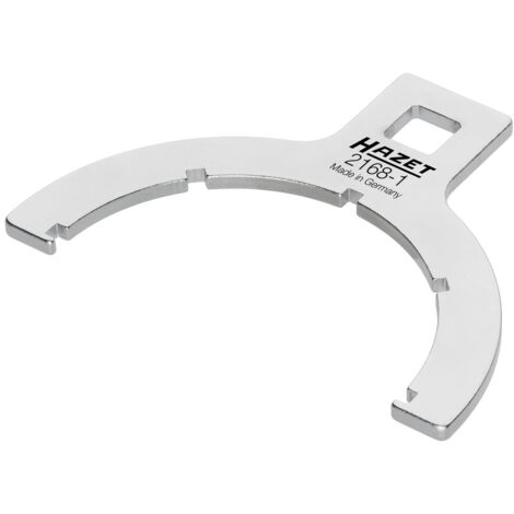 Hazet Kraftstofffilter-Schlüssel, Vierkant hohl 12,5 mm (1/2), Rillenprofil