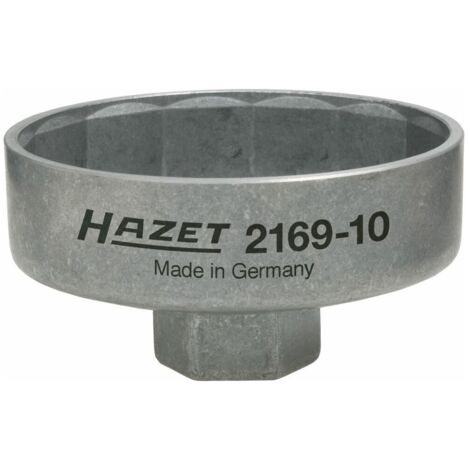 HAZET Ölfilter-Schlüssel 2169-10 Vierkant hohl 10 mm (3/8 Zoll) Außen-14-kan