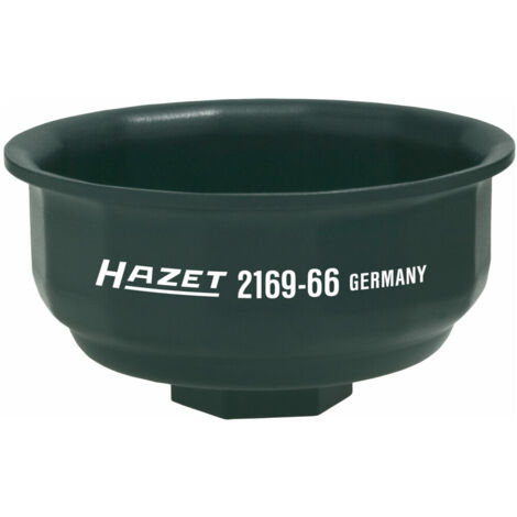 HAZET Ölfilter-Schlüssel 2169-66 Vierkant hohl 12,5 mm (1/2 Zoll) Rillenprof