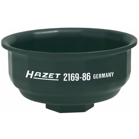 HAZET Ölfilter-Schlüssel 2169-86 Vierkant hohl 12,5 mm (1/2 Zoll) Rillenprof