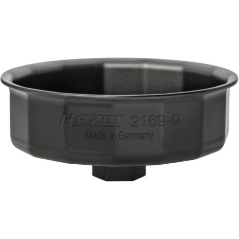HAZET Ölfilter-Schlüssel 2169-9 Außen-Sechskant 24 mm, Vierkant hohl 12,5 mm (