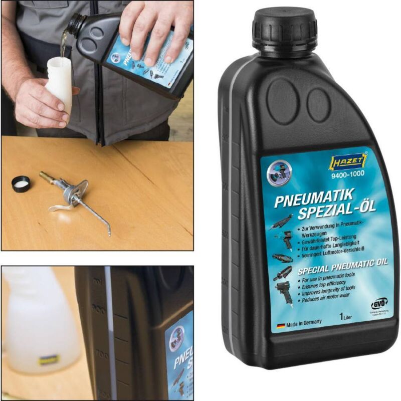 Hazet 9400 1000 Olio Speciale Per Attrezzatura Pneumatica 1 Pz.