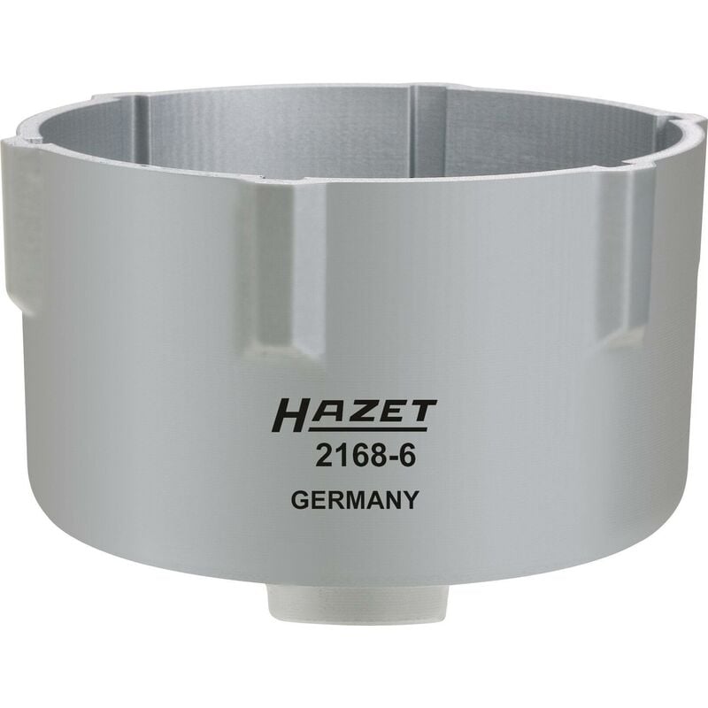 Hazet - Outil de démontage de filtre carburant 2168-6 ∙ Carré creux 3/8 pouce (10 mm) ∙ Profil à rainures ∙ 117.5 mm