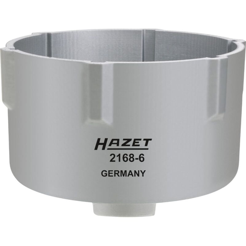 Hazet - Outil de démontage de filtre carburant 2168-6 ∙ Carré creux 3/8 pouce (10 mm) ∙ Profil à rainures ∙ 117,5 mm