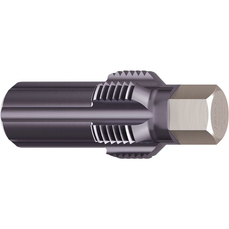 Hazet - Outil de réparation de filetage capteurs / sondes de température des gaz d'échappement 4683-22 ∙ 6 pans extérieurs 13 mm ∙ Longueur : 50 mm