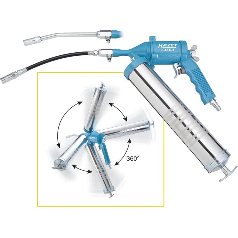 

Hazet Pistola engrasadora de aire comprimido 9042N-1