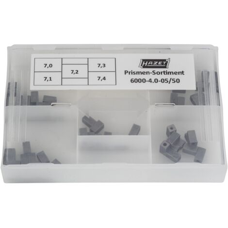 Hazet Prismen-Sortiment 7,0 / 7,1 / 7,2 / 7,3 / 7,4 mm, 6000-4.0-05/50
