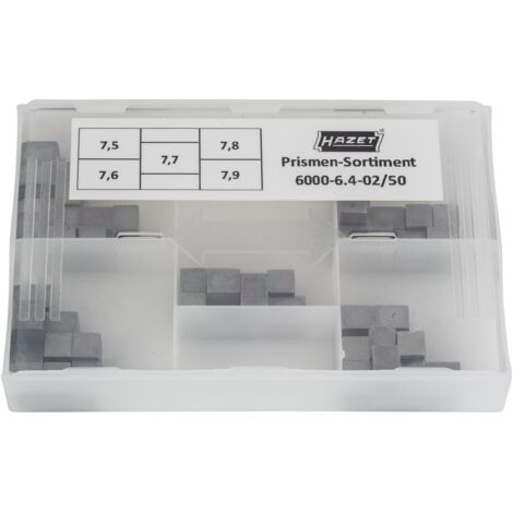 Hazet Prismen-Sortiment 7,5 / 7,6 / 7,7 / 7,8 / 7,9 mm, 6000-6.4-02/50