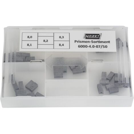 Hazet Prismen-Sortiment 8,0 / 8,1 / 8,2 / 8,3 / 8,4 mm, 6000-4.0-07/50