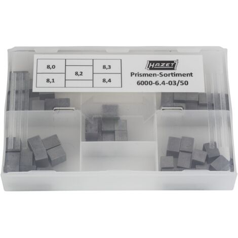 Hazet Prismen-Sortiment 8,0 / 8,1 / 8,2 / 8,3 / 8,4 mm, 6000-6.4-03/50
