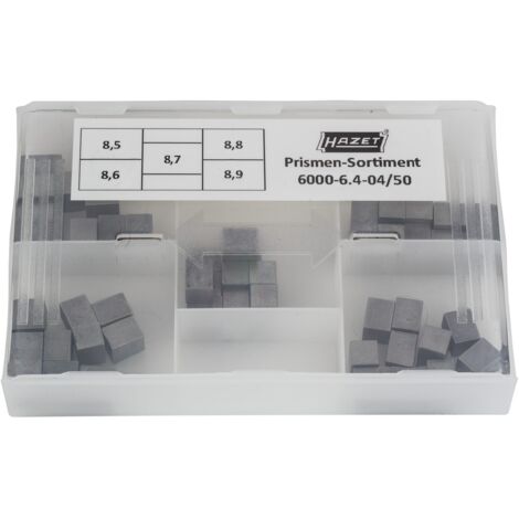 Hazet Prismen-Sortiment 8,5 / 8,6 / 8,7 / 8,8 / 8,9 mm, 6000-6.4-04/50