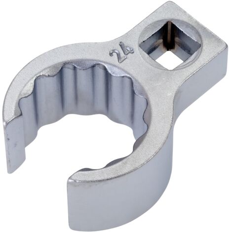 HAZET Ringschlüssel, Doppel-6kt, offen 848Z-24 Vierkant hohl 10 mm (3/8 Zoll)