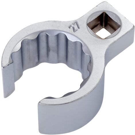 HAZET Ringschlüssel, Doppel-6kt, offen 848Z-27 Vierkant hohl 10 mm (3/8 Zoll)
