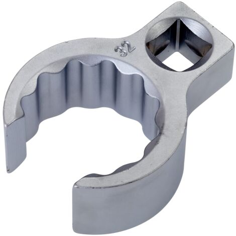 HAZET Ringschlüssel, Doppel-6kt, offen 848Z-32 Vierkant hohl 12,5 mm (1/2 Zoll