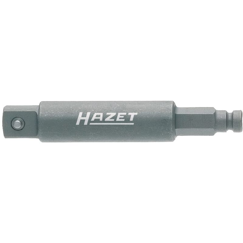 Image of Schlag-, Maschinenschrauber Adapter, Sechskant massiv 8 (5/16), Vierkant massiv 10 mm (3/8) - Hazet