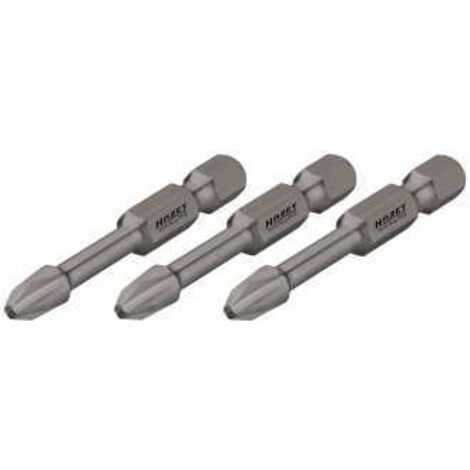 HAZET Schlag-, Maschinenschrauber-Torsions-Bits 2215SLG-PH1/3 Sechskant massiv