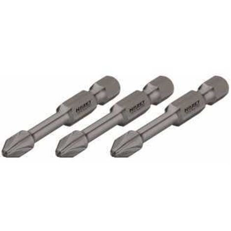 HAZET Schlag-, Maschinenschrauber-Torsions-Bits 2216SLG-PZ3/3 Sechskant massiv