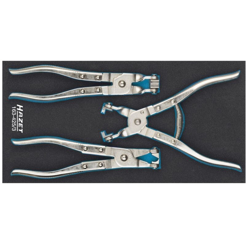 Schlauchschellenzangen-Satz 163-425/3 Anzahl Werkzeuge: 3 - Hazet