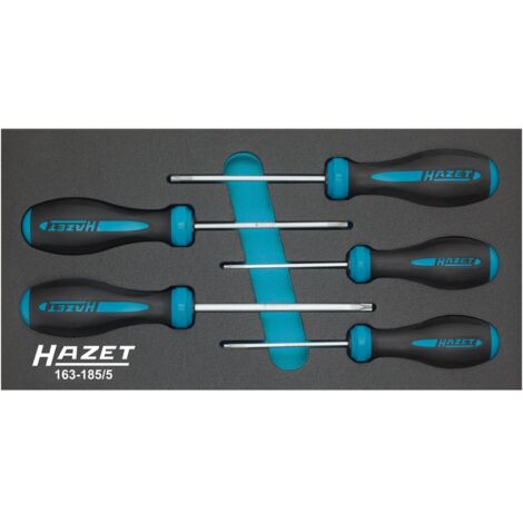 HAZET Schraubendreher-Satz HEXAnamic® 163-185/5 Tamper Resistant TORX® Profil