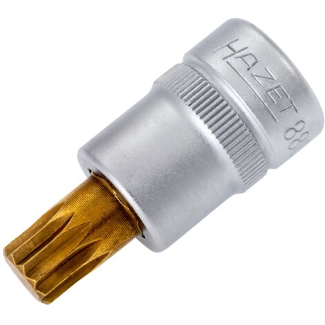 HAZET Schraubendreher-Steckschlüsseleinsatz 8808-10 Vierkant hohl 10 mm (3/8 Z