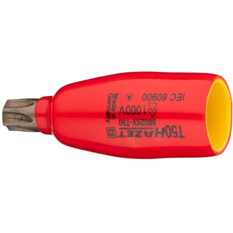 Hazet Schraubendreher-Steckschlüsseleinsatz, Vierkant hohl 10 mm (3/8), Innen TORX Profil, T50, kurz
