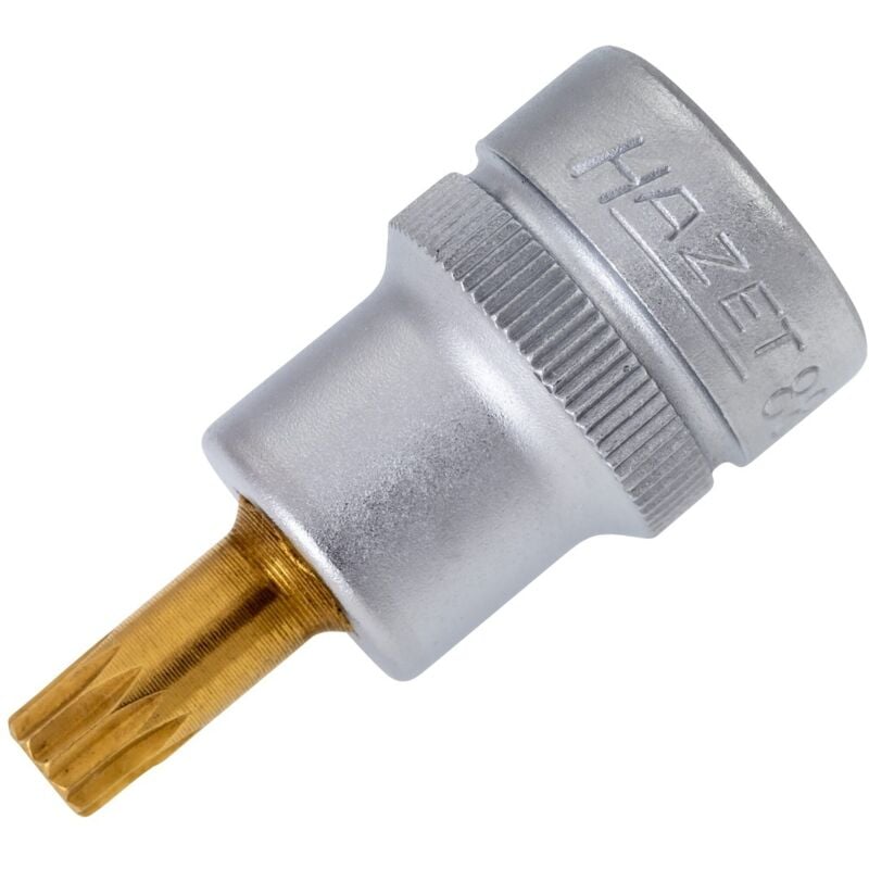 Hazet - Schraubendreher-Steckschlüsseleinsatz 8808-6 Vierkant hohl 10 mm (3/8 Zo