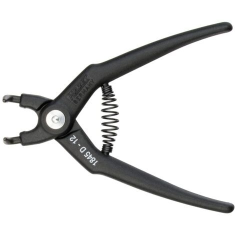 Hazet Sicherungsring-Zange, Spitzen 90° abgewinkelt (Form D), 133 mm lang, Art.Nr. 1845D-12