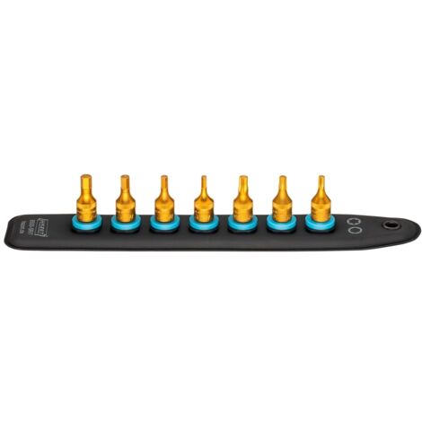 Hazet SmartRail mit 7 Steckplätzen, Vierkant hohl 6,3 mm (1/4), Innen TORX Profil, Innen Sechskant Profil, T30, T20, T25, 3, 4, 5, 6, Anzahl Werkzeug