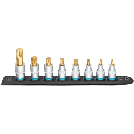 Hazet SmartRail, Vierkant hohl 12,5 mm (1/2), Innen Vielzahn Profil XZN, Anzahl Werkzeuge: 8
