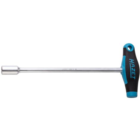Hazet Steckschlüssel, mit T-Griff, Außen-Sechskant Profil, 12 mm, 230 mm