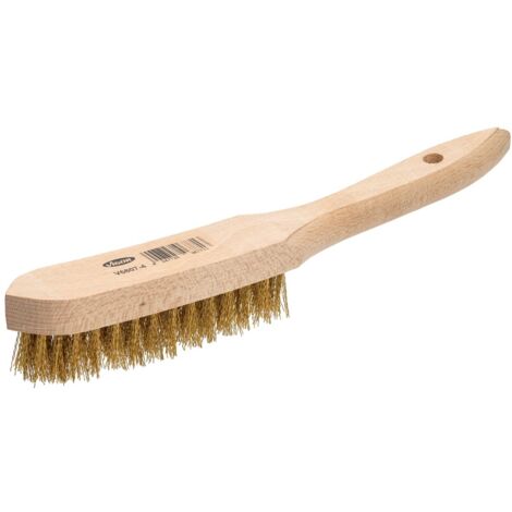 Hazet VIGOR Drahtbürste, Messing, 4-reihig, Länge: 150 mm